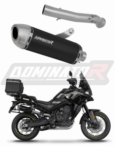CF MOTO 800 MT 2022 - 2025 Explore / Sport / Touring Avgas Ljuddämpare S6 SVART + dB killer