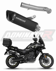 CF MOTO 800 MT 2022 - 2025 Explore / Sport / Touring Avgas Ljuddämpare HP6 SVART + dB killer