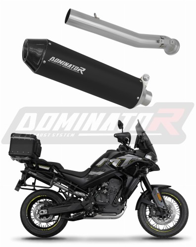 CF MOTO 800 MT 2022 2025 Explore Sport Touring Motorcycle Muffler Auspuff Sportauspuff Silencer Echappement Silencieux Scarico Scarichi Escape Wydech Tłumik MX2 Black Dominator Exhaust System x