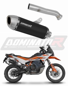 KTM 890 Adventure / R 2021 - 2025 Avgas Ljuddämpare S6 SVART + dB killer