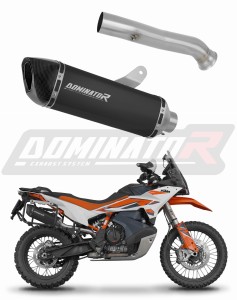 KTM 890 Adventure / R 2021 - 2025 Avgas Ljuddämpare HP6 SVART + dB killer
