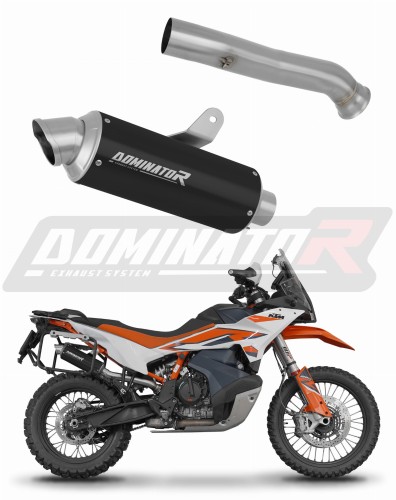 KTM 890 Adventure / R 2021 2025 Exhaust Muffler Auspuff Sportauspuff Silencer Echappement Silencieux Scarico Scarichi Escape Toba de esapament Avgas Ljuddämpare Wydech Tłumik GPF Black Noir Nero Negro Svart Schwarz Negru Dominator x