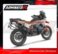 exhaust muffler DOMINATOR S6 BLACK fits to KTM 890 Adventure / R 2021  2025 4