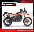 exhaust muffler DOMINATOR GPF BLACK fits to KTM 890 Adventure / R 2021  2025 5