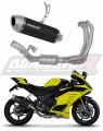 complete exhaust system with muffler DOMINATOR Full System S6 BLACK fits the motorcycle Yamaha YZF R9 2025