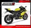 complete exhaust system with muffler DOMINATOR Full System S6 BLACK fits to Yamaha YZF R9 2025  3