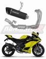 complete exhaust system with muffler DOMINATOR Full System HP6 BLACK fits the motorcycle Yamaha YZF R9 2025