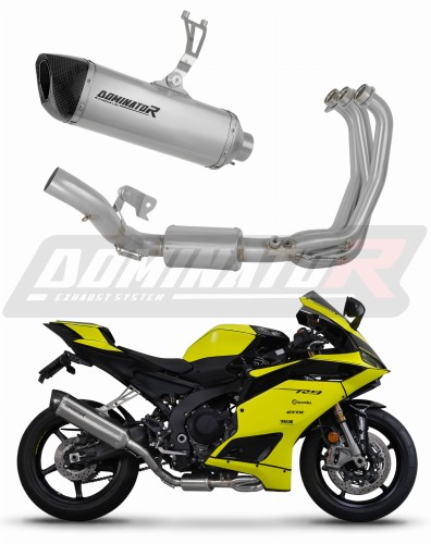 kompletny układ wydechowy z tłumikiem DOMINATOR Full System Tytanowy HP6 pasujący do motocykla Yamaha YZF R9 2025