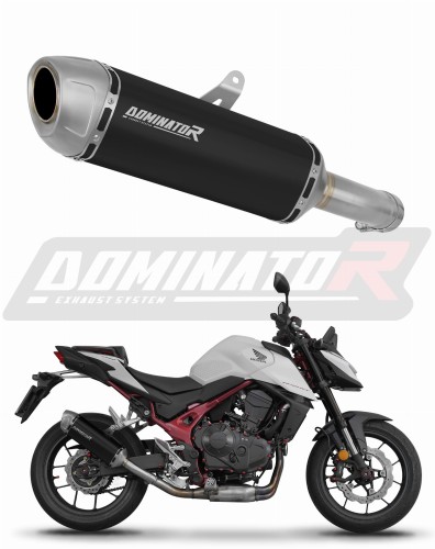 Honda CB 750 Hornet 2024 2025 Exhaust Muffler Auspuff Sportauspuff Silencer Echappement Silencieux Scarico Scarichi Escape Toba de esapament Avgas Ljuddämpare Wydech Tłumik S6 Black Noir Nero Negro Svart Schwarz Negru Dominator x
