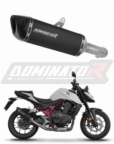 Honda CB 750 Hornet 2024 2025 Exhaust Muffler Auspuff Sportauspuff Silencer Echappement Silencieux Scarico Scarichi Escape Toba de esapament Avgas Ljuddämpare Wydech Tłumik Carbon Tip HP6 Black Noir Nero Negro Svart Schwarz Negru Dominator x