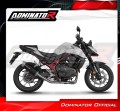 complete exhaust system with muffler DOMINATOR Full System S6 BLACK fits the motorcycle Honda CB 750 Hornet 2024   2025 2