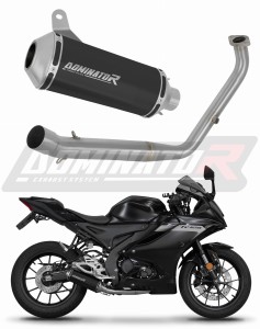 Yamaha YZF R125 2021 - 2024 (Euro 5) Komplett avgassystem Ljuddämpare OV G2 SVART + dB killer