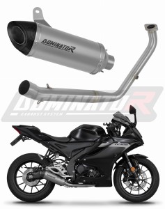 Yamaha YZF R125 2021 - 2024 (Euro 5) Komplett avgassystem Ljuddämpare Titan HP8 + dB killer