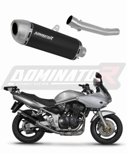 Suzuki GSF BANDIT 1200 2001 - 2005 Avgas Ljuddämpare S6 SVART