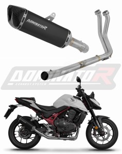 Honda CB 750 Hornet 2023 Full Exhaust System Collector Silencer HP6 BLACK + dB killer