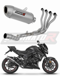 Suzuki GSX-S 750 2017-2020 Komplett avgassystem Ljuddämpare S6 + dB killer