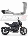 Triumph Trident 660 2021 2024 Full System Motorcycle Muffler Auspuff Sportauspuff Silencer Echappement Silencieux Scarico Scarichi Escape Wydech Tłumik Titanium HP8 Tytanowy Dominator Exhaust System x