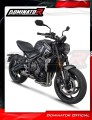 complete exhaust system with muffler DOMINATOR Full System titanium HP8 fits the motorcycle Triumph Trident 660 2021   2024 5