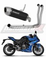 Suzuki GSX-8R 2023 2025 Full System Motorcycle Muffler Auspuff Sportauspuff Silencer Echappement Silencieux Scarico Scarichi Escape Wydech Tłumik S6 Black Dominator Exhaust System x