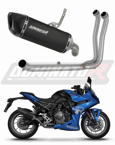 Suzuki GSX-8R / 8S 2023 - 2025 Komplett avgassystem Ljuddämpare HP6 SVART + dB killer