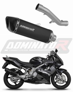 Honda CBR 600 F4i 2001 - 2006 Avgas Ljuddämpare HP6 SVART + dB killer