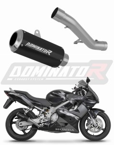 Honda CBR 600 F4i 2001 - 2006 Avgas Ljuddämpare GP SVART + dB killer