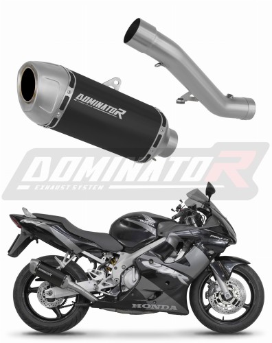 Honda CBR 600 F4i 2001 2006 Exhaust Muffler Auspuff Sportauspuff Silencer Echappement Silencieux Scarico Scarichi Escape Toba de esapament Avgas Ljuddämpare Wydech Tłumik S6 Shorty Black Noir Nero Negro Svart Schwarz Negru Dominator x
