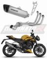 Triumph Street Triple 765 S R RS 2023 2024 Full System Motorcycle Muffler Auspuff Sportauspuff Silencer Echappement Silencieux Scarico Scarichi Escape Wydech Tłumik Tytanowy HP6 Titanium Titane Titan Dominator Exhaust System x
