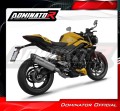 kompletny układ wydechowy z tłumikiem DOMINATOR Full System Tytanowy HP6 pasujący do motocykla Triumph Street Triple 765 RS 2024 - 2025