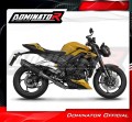 kompletny układ wydechowy z tłumikiem DOMINATOR Full System HP6 CZARNY pasujący do motocykla Triumph Street Triple 765 RS 2024 - 2025 2