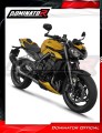 kompletny układ wydechowy z tłumikiem DOMINATOR Full System S6 CZARNY pasujący do motocykla Triumph Street Triple 765 RS 2024 - 2025 3