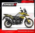 Suzuki V-Strom 1050 DE 2023 2025 Motorcycle Muffler Auspuff Sportauspuff Silencer Echappement Silencieux Scarico Scarichi Escape Wydech Tłumik HP7 Black Noir Negro Nero Dominator Exhaust System 2