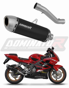 Honda CBR 600 F4i Sport 2001 - 2006 Avgas Ljuddämpare S6 SVART + dB killer