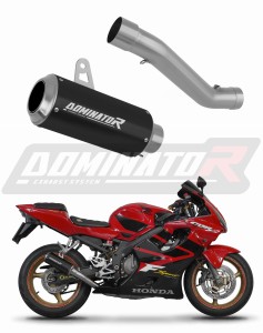 Honda CBR 600 F4i Sport 2001 - 2006 Avgas Ljuddämpare GP SVART + dB killer