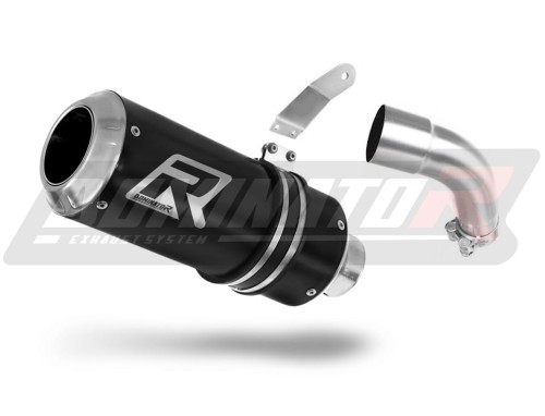 Suzuki SV 650 2016 2023 Exhaust Muffler Auspuff Sportauspuff Silencer Echappement Silencieux Scarico Scarichi Escape Toba de esapament Avgas Ljuddämpare Wydech Tłumik GP Black Noir Nero Negro Svart Schwarz Negru Dominator x