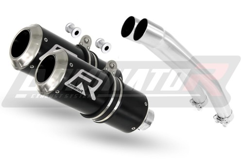 Suzuki GSXR 1300 Hayabusa 2008 2019 Exhaust Muffler Auspuff Sportauspuff Silencer Echappement Silencieux Scarico Scarichi Escape Toba de esapament Avgas Ljuddämpare Wydech Tłumik GP Black Noir Nero Negro Svart Schwarz Negru Dominator x