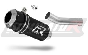 Triumph STREET TRIPLE 675 R / S / RS 2013 - 2016 Avgas Ljuddämpare GP SVART + dB killer