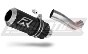 Triumph TIGER SPORT 1050 2013 - 2015 Avgas Ljuddämpare GP SVART + dB killer