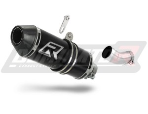 Aprilia Tuono V4 R APRC Low Level 2011 - 2014 Avgas Ljuddämpare HP3 SVART + dB killer