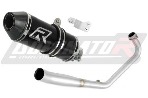 Honda CB 125 R 2018 - 2020  Komplett avgassystem Ljuddämpare HP3 SVART + dB killer