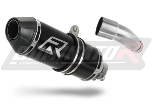 Kawasaki  NINJA 125 Z125 2019 - 2023 Avgas Ljuddämpare HP3 SVART + dB killer