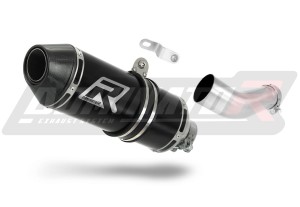 Suzuki  GSXR 750 K6 K7 2006 - 2007 Avgas Ljuddämpare HP3 SVART + dB killer