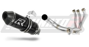 Yamaha XSR 900 2016 - 2021 Full Exhaust System Collector Silencer HP3 BLACK + dB killer