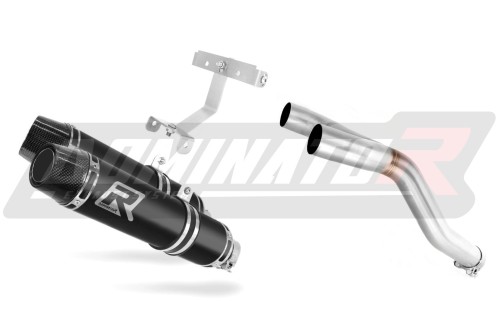 Yamaha FZ6 Fazer S1 2004 2010 Exhaust Muffler Auspuff Sportauspuff Silencer Echappement Silencieux Scarico Scarichi Escape Toba de esapament Avgas Ljuddämpare Wydech Tłumik Carbon Tip HP3 Black Noir Nero Negro Svart Schwarz Negru Dominator x