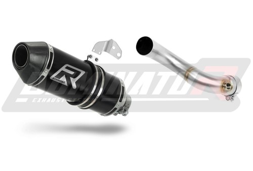 Yamaha MT 09 2013 2016 Exhaust Muffler Auspuff Sportauspuff Silencer Echappement Silencieux Scarico Scarichi Escape Toba de esapament Avgas Ljuddämpare Wydech Tłumik Carbon Tip HP3 Black Noir Nero Negro Svart Schwarz Negru Dominator x