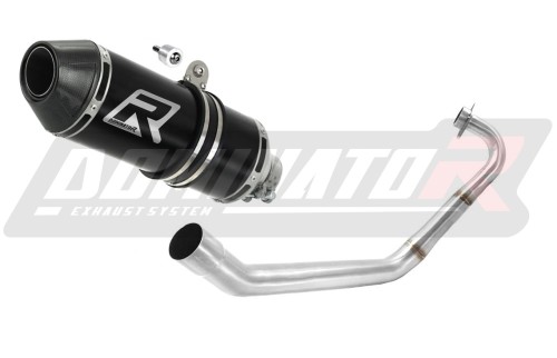 complete exhaust system with muffler DOMINATOR Full System HP3 BLACK fits to Yamaha YZF R125 2014  2018 2