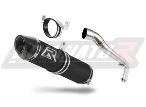 Honda CBR 600RR 2007 - 2012 Avgas Ljuddämpare HP2 SVART + dB killer