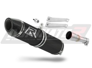 Hyosung GD 250 Exiv Avgas Ljuddämpare HP2 SVART + dB killer