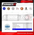 exhaust muffler DOMINATOR HP2 BLACK fits the motorcycle Kawasaki ZX6R 636 2007   2008 3
