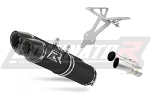 Ducati  749 2002 - 2006 Avgas Ljuddämpare HP2 SVART + dB killer